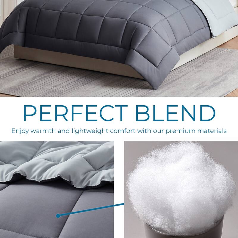 Empyrean All Season Alternative Down Lightweight Reversible Comforter Set