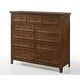 preview thumbnail 1 of 2, San Mateo 11-Drawer Gentlemen's Chest Tuscan