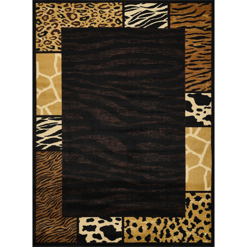 Animal Print Area Rug - 9' x 12'