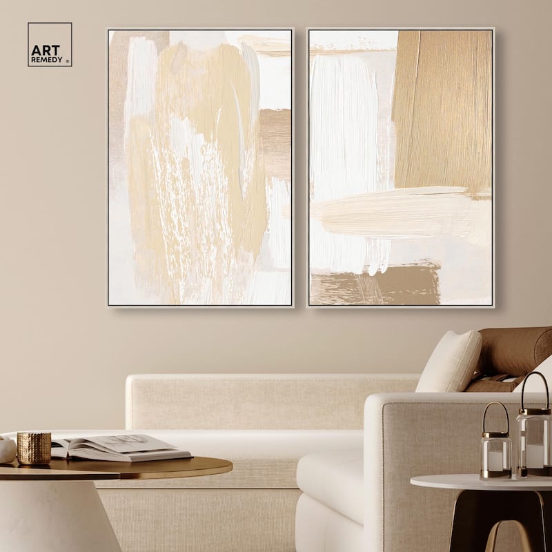 Tactile Textures II Canvas Set of 2 by Art Remedy