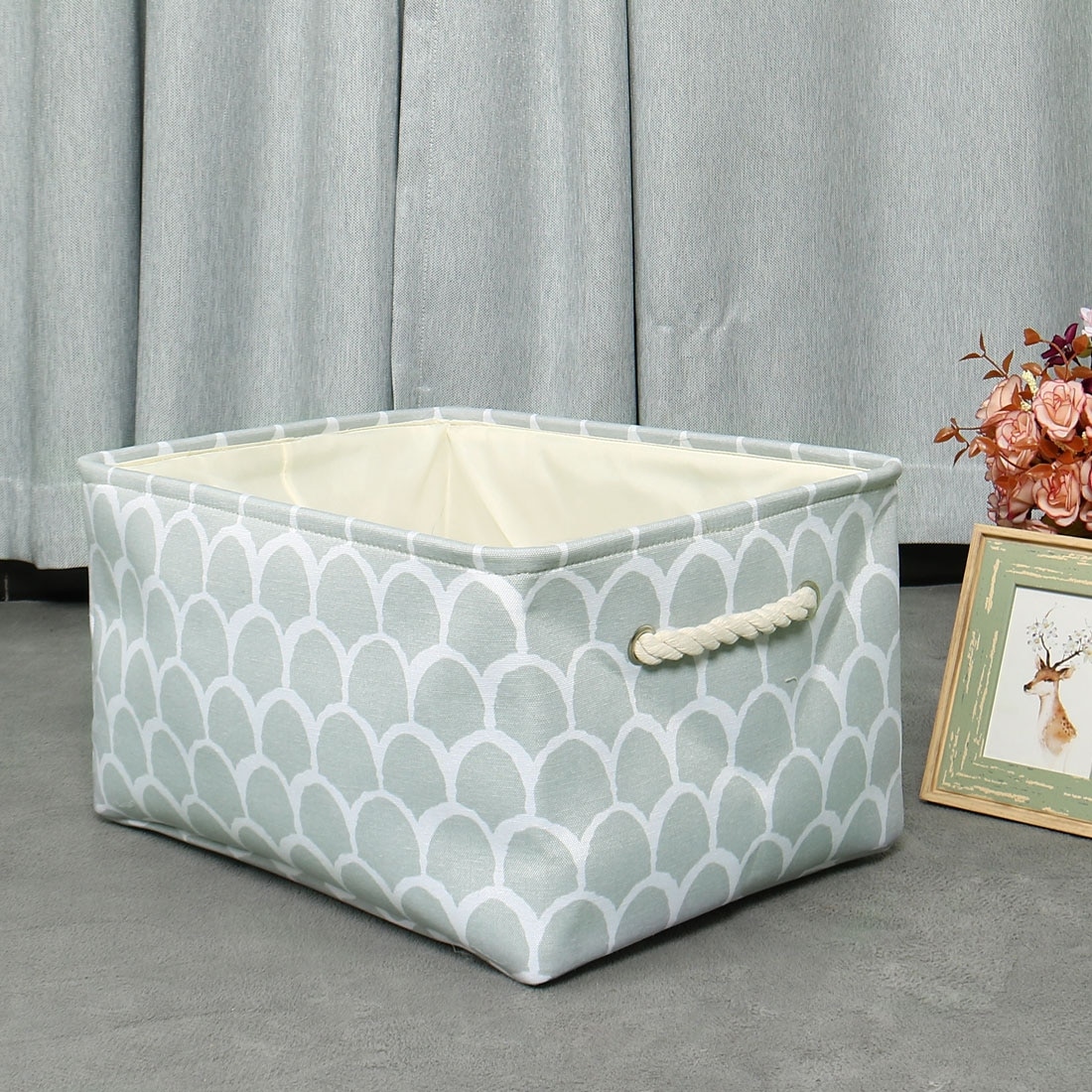 toy fabric storage basket