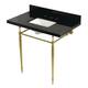 Option Black Granite / Brushed Brass