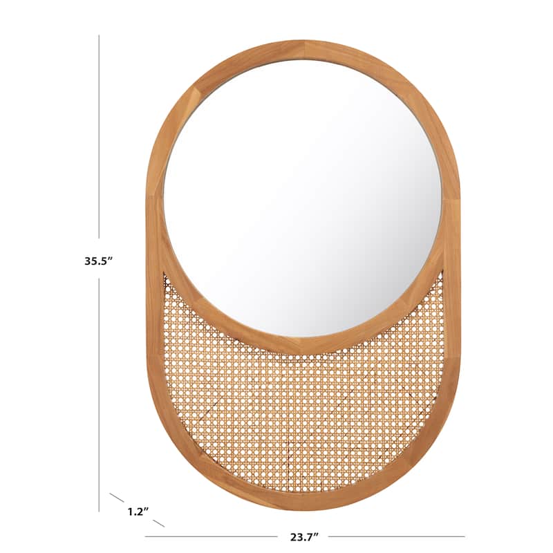 SAFAVIEH Danya 24" Mirror - 24" W x 1" D x 36" H