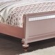 preview thumbnail 2 of 9, Gibson Transitional Faux Leather Padded Mirror Trim Panel Kid Bed by Silver Orchid