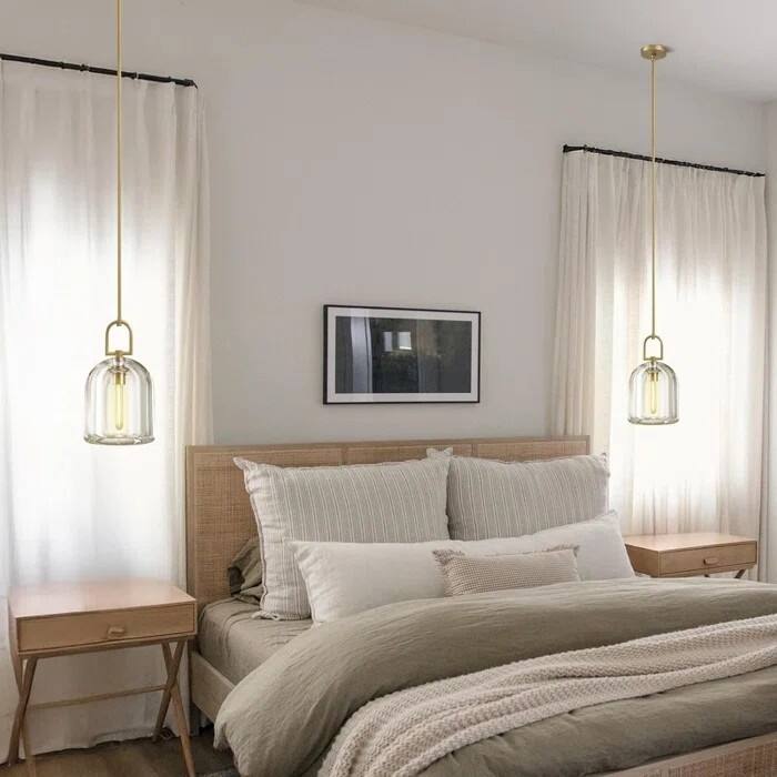 Crystal Hemisphere Pendant Light