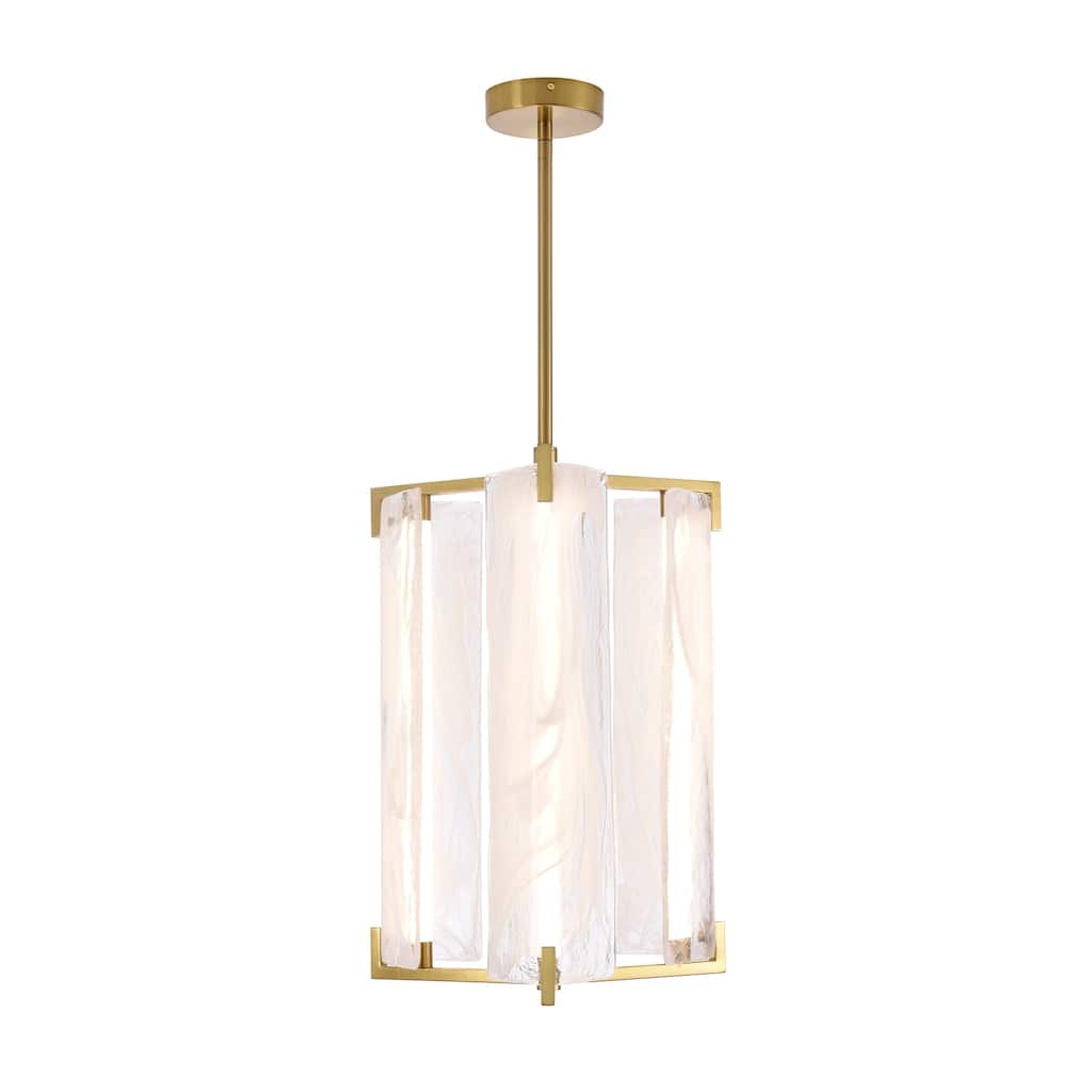 Varaluz Mingle 3-Light Pendant - Satin Brass