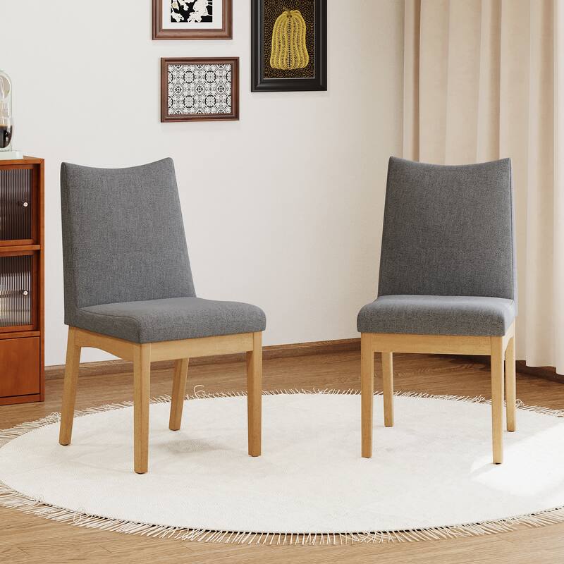Dining Chair - Dark Gray&Natural
