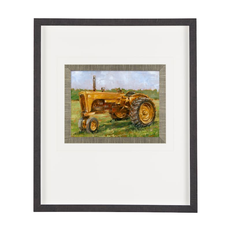 Rustic Tractors IV Framed Art Print