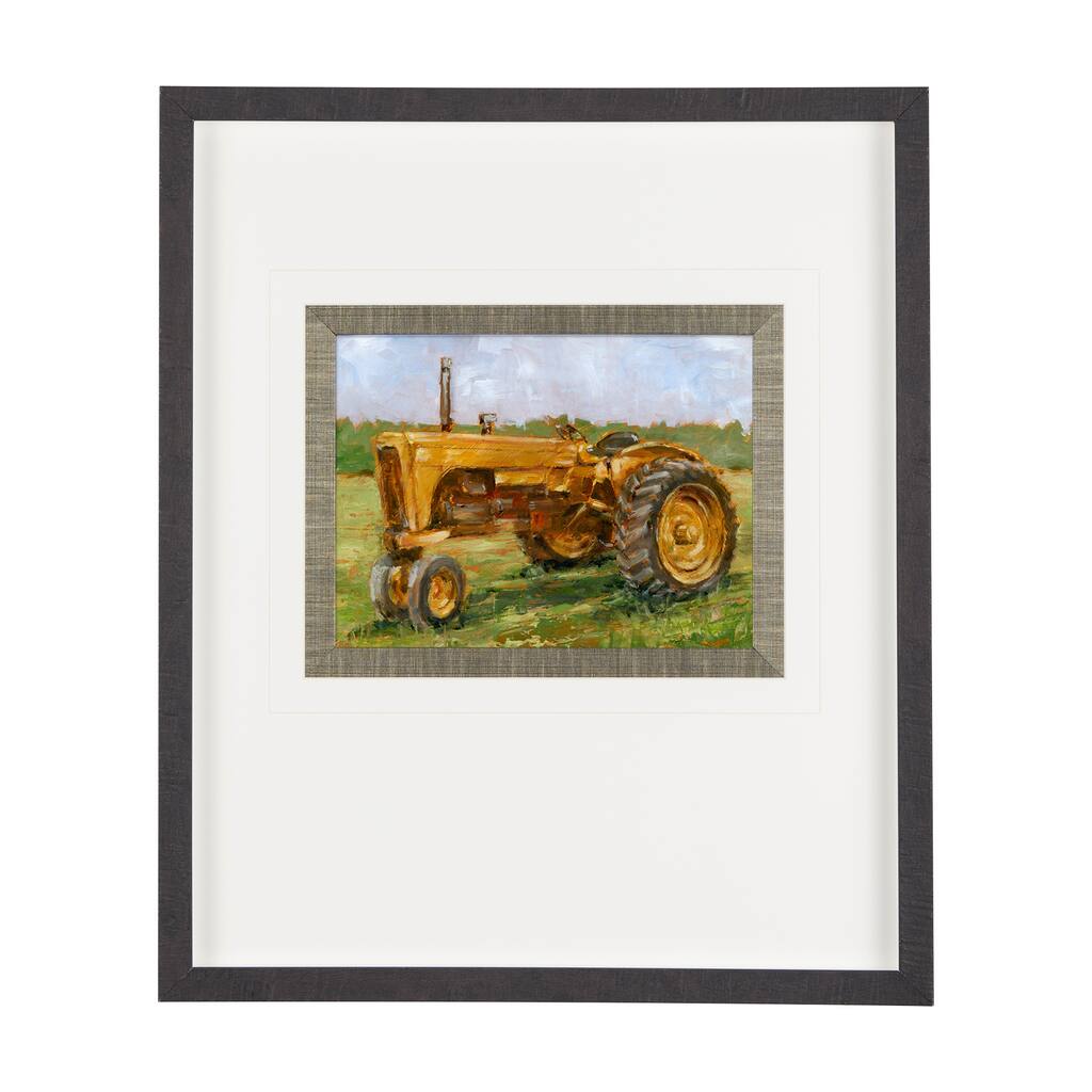Rustic Tractors IV Framed Art Print