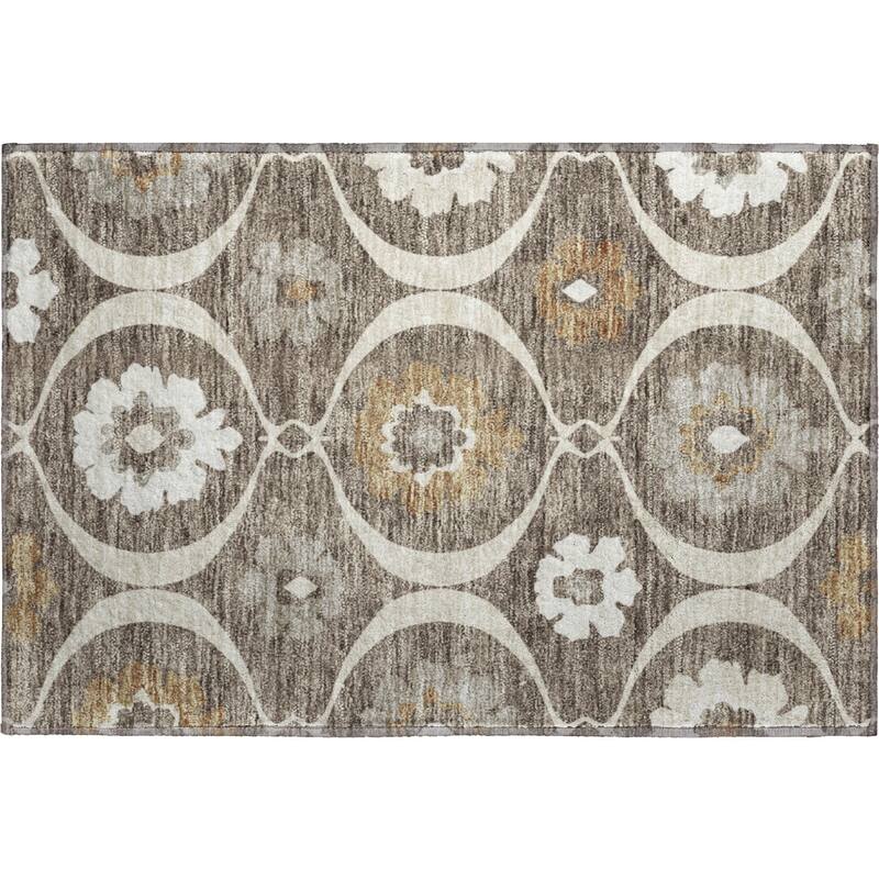 Premium Washable Super Soft Floral Scallops Mayfield Rug