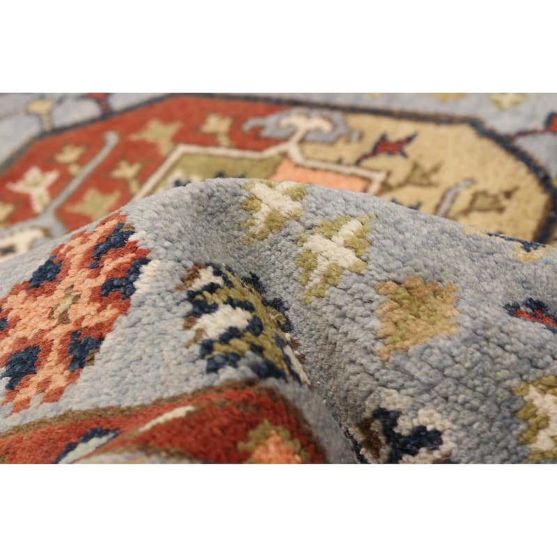 ECARPETGALLERY Hand-knotted Jules Serapi Grey Wool Rug - 7'11 x 9'10