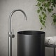 preview thumbnail 2 of 6, Karran Cinox Stainless Steel Round Pedestal Sink