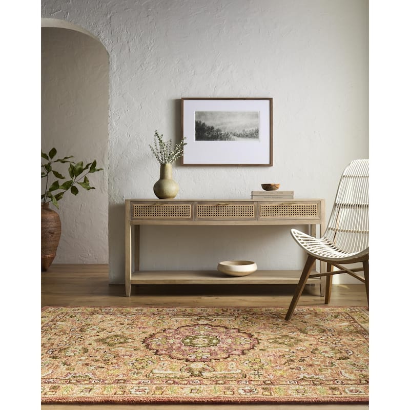 Livabliss Fairfax Traditional Area Rug - Terracotta - 5' x 7'6"