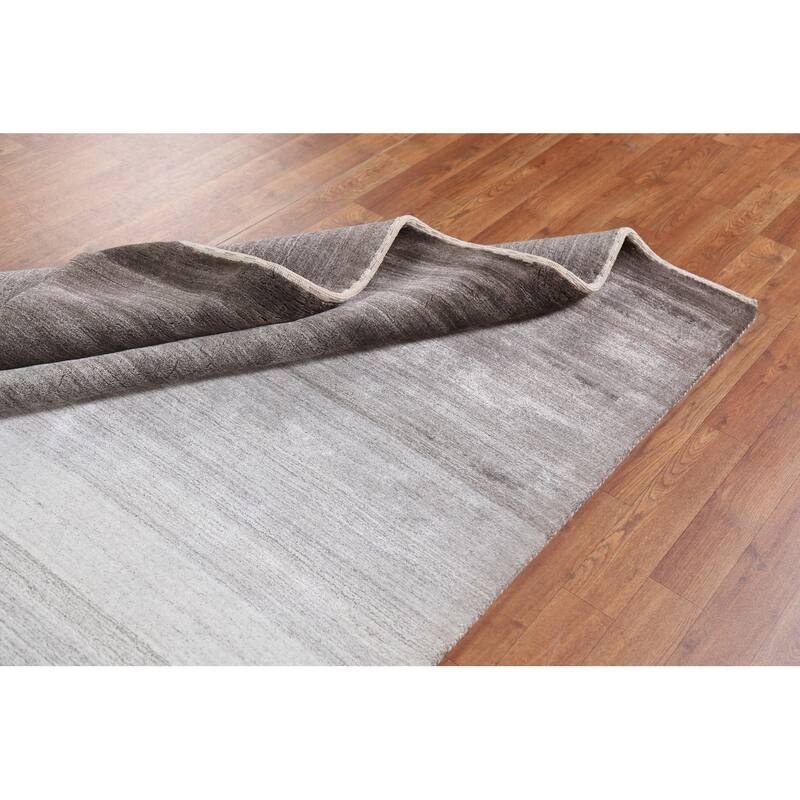Contemporary Oriental Gabbeh Wool Area Rug Hand-knotted Foyer Carpet - 5'5" x 7'8"