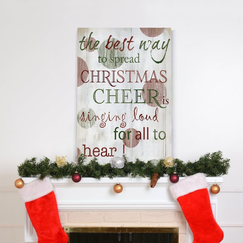 Christmas Cheer -Premium Gallery Wrapped Canvas - Ready to Hang