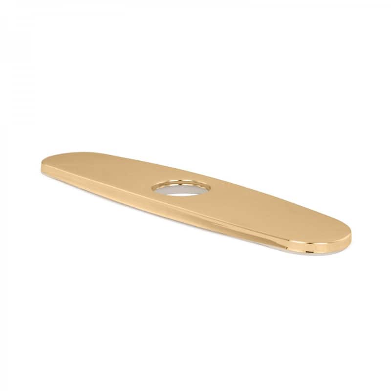 Faucet Hole Cover Plate Brass Widespread 8" PVD Everlasting Finish for Single Hole Faucet Renovators Supply