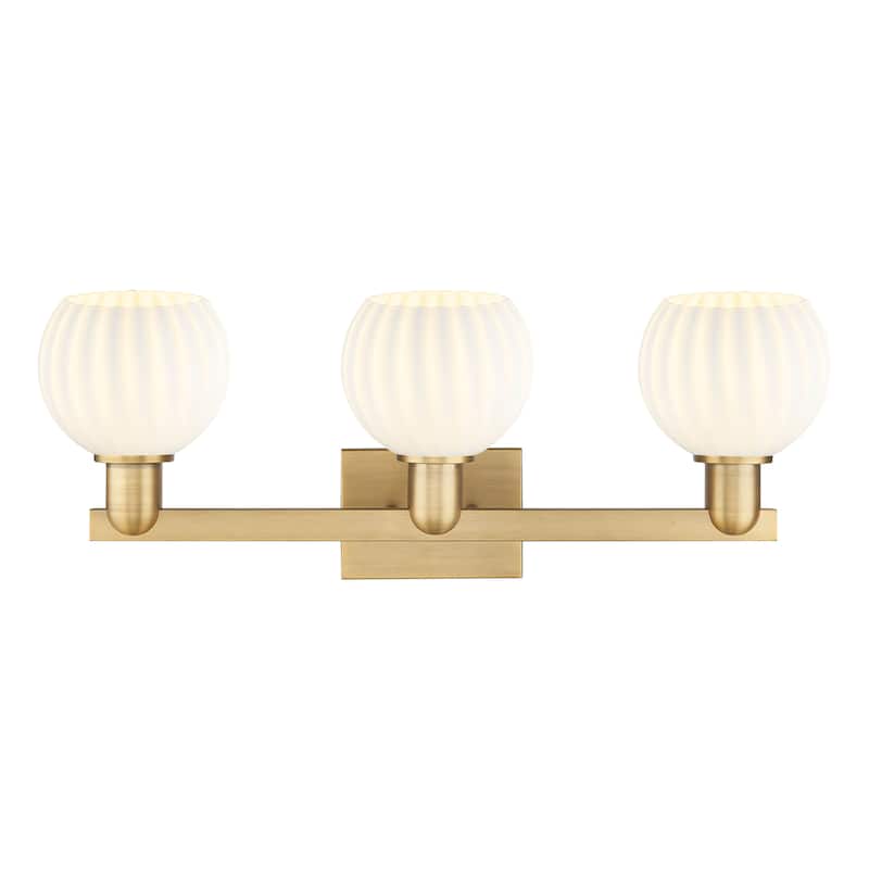 Innovations Lighting Endless Possibilities Arcadia - White Venetian - 3 Light 25" Bath Vanity Light