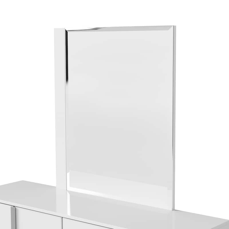 Furniture of America Erina Modern Glossy 5-Piece Panel Bedroom Set