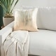 preview thumbnail 5 of 4, Mina Victory Sofia Ombre Met Sequins 18" X 18" Beige Indoor Throw Pillow