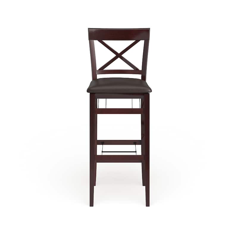 Porch & Den Lynmar Back Folding Bar Stool