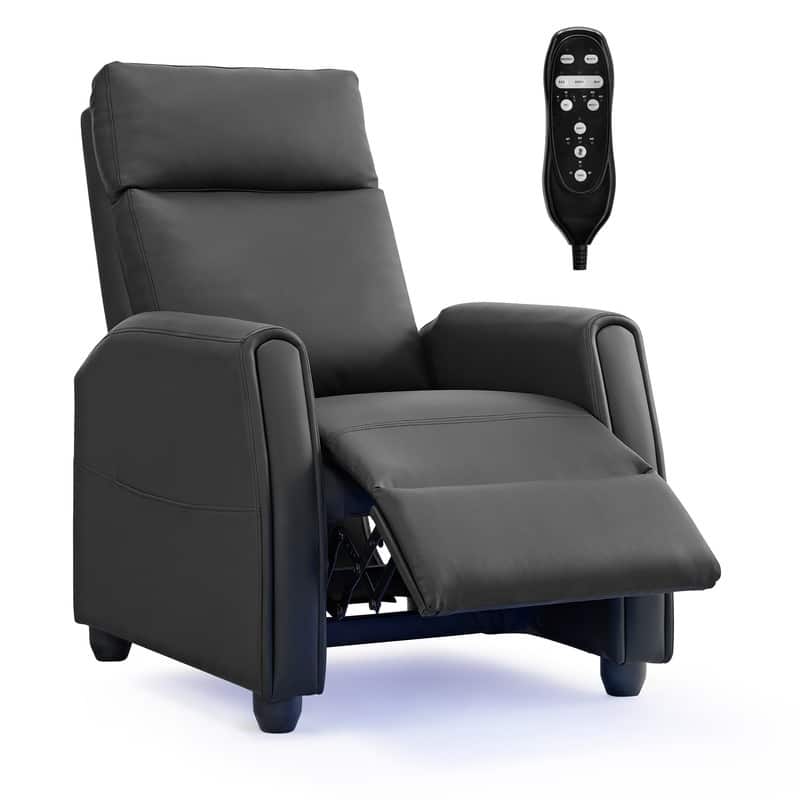 Andrea Recliner Chair with LED Lights, Heating & Massage