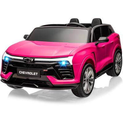 24V Kids Ride on Car 2 Seater, Licensed Chevrolet Blazer Battery Powered Electric Vehicles Car