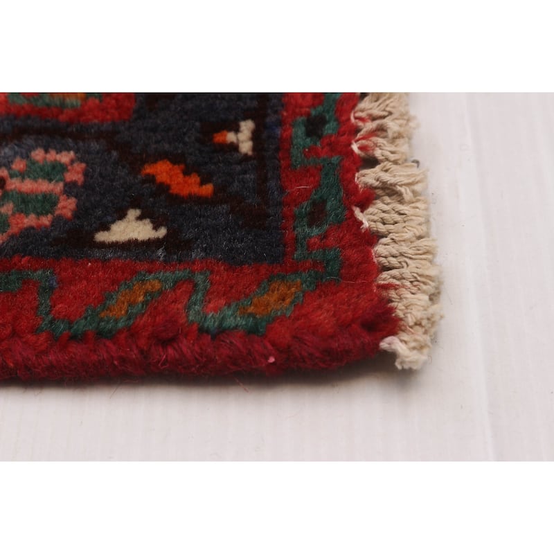 ECARPETGALLERY Hand-knotted Konya Anatolian Red Wool Rug - 3'3 x 9'8