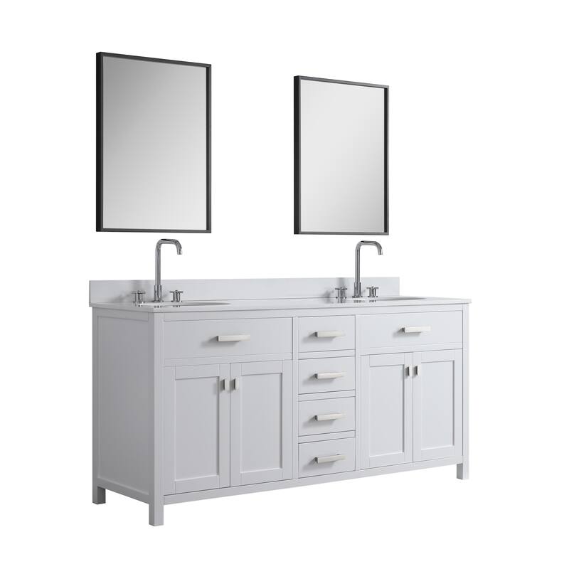 London 71" Double Sink Vanity Base Only
