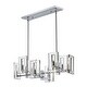 preview thumbnail 1 of 0, Suave 8-Light Linear Chandelier - Polished Nickel