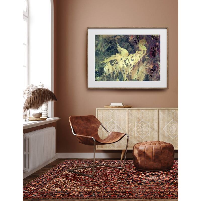 ECARPETGALLERY Hand-knotted Sarabi Dark Copper Wool Rug - 8'11 x 13'0