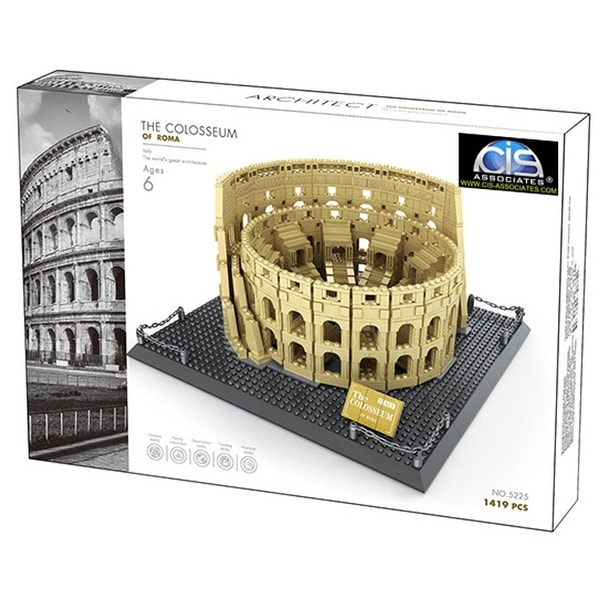 Wange The collosium in Rome - Italy in full size bricks. Opens flyout.