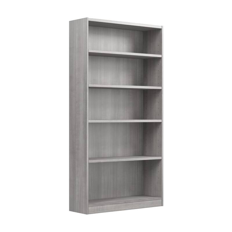Universal Tall 5 Shelf Bookcase Storage by Bush Furniture
