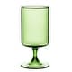 preview thumbnail 1 of 0, Green Short Stem All Purpose Glass