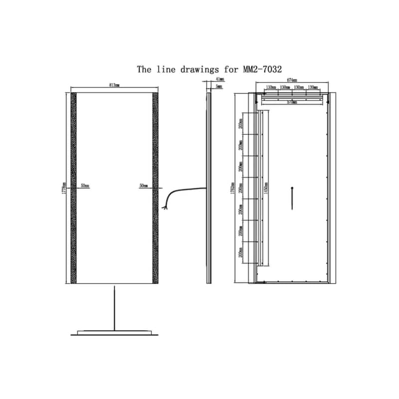 Modern Mirrors Carina Lighted Bathroom Vanity Mirror IP44 Wall Mirrors