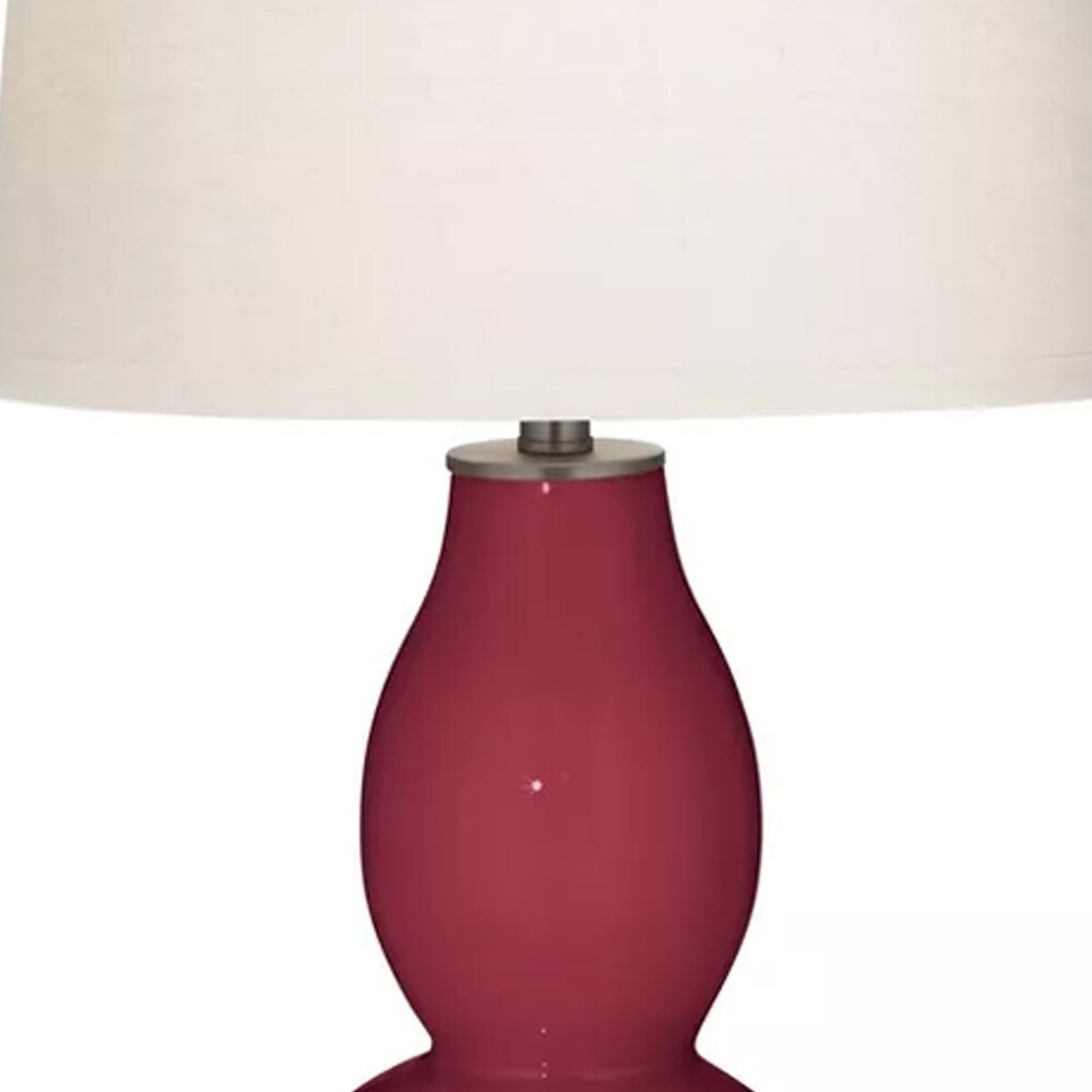 Modern Table Lamp Antique Red Glass Double Gourd - 16\, image size:1000x1000