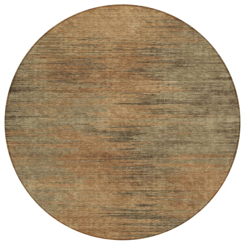Machine Washable Indoor/ Outdoor Chantille Solid Ombre Rug