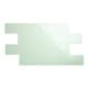 preview thumbnail 1 of 3, Winter Sage 4x12 Glass Subway Tile 5 Sq. Ft. Case