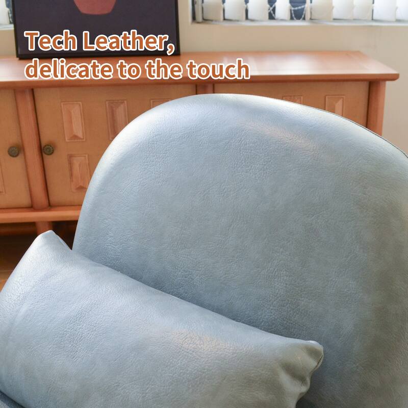 Accent Chair with Solid Wood Legs