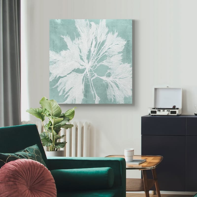 Seaweed on Aqua VI -Premium Gallery Wrapped Canvas