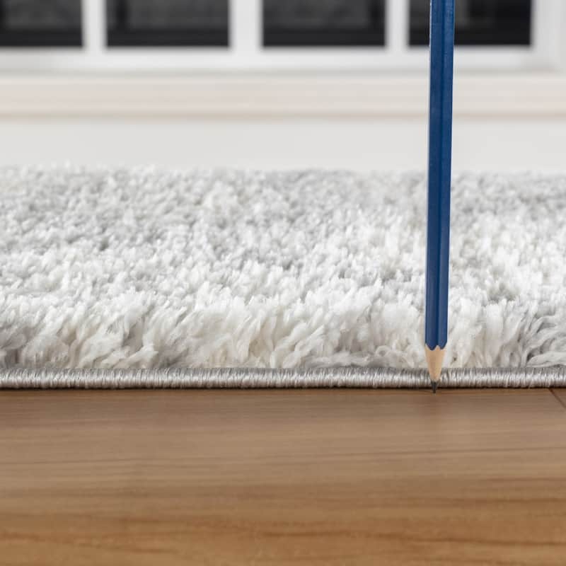 Loft Shag GC_CZY1004 Ivory Shaggy Area Rug