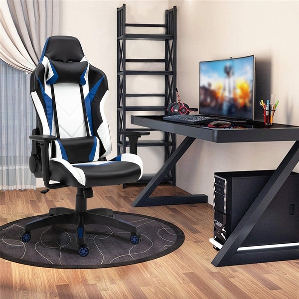 GZMR High Back Ergonomic Racing Gaming Chair with 4D Armrest Bed