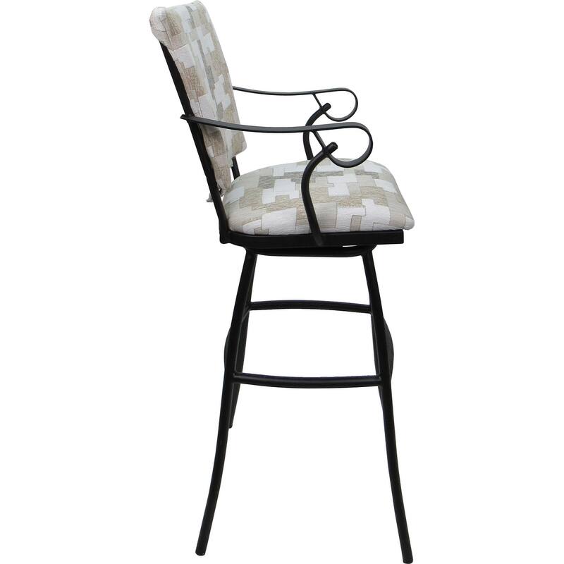 Set of 3 Outdoor Indoor Bar Stool Counter Extra Tall - Jenna PB Arms