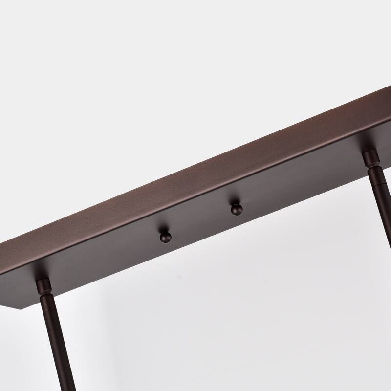 5-light Oil Rubbed Bronze Linear Island Fixture