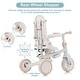 preview thumbnail 66 of 69, ‌7-in-1 Versatile Baby Trike: Easily Foldable, Parent Handle Adjusts,Detachable Pedals, Canopy & Guardrail (12-72 Months)