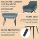 preview thumbnail 31 of 85, Markley Modern Leather Upholstered Dining Side Chairs with Black Iron Legs Accent Armchair for Home Kitchen Set of 4