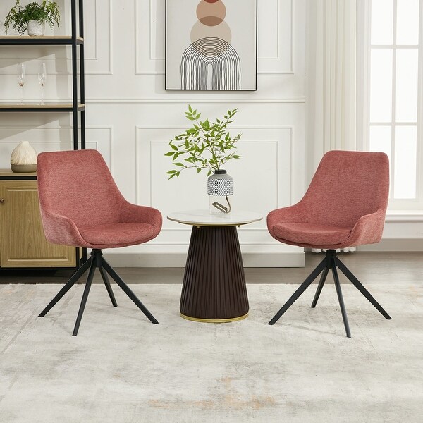 Swivel Dining Chairs set of 2 4 Mid Century Modern Dining Room Chairs