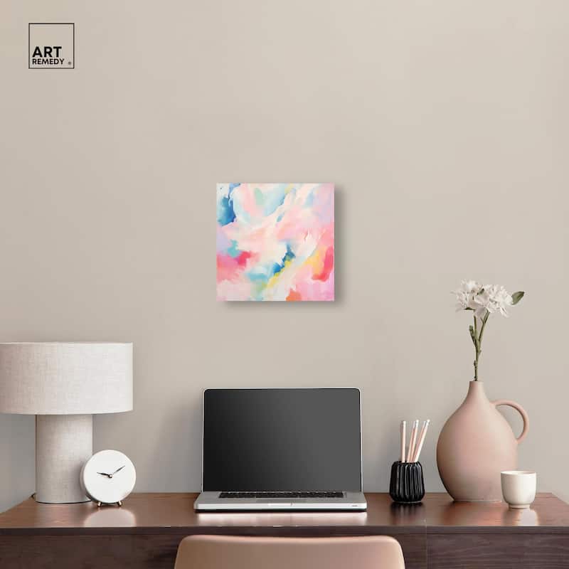 Cotton Candy Clouds II Canvas by Art Remedy, Gallery Wrapped