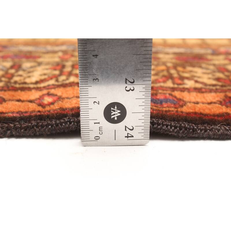 ECARPETGALLERY Hand-knotted Teimani Brown Wool Rug - 2'7 x 4'5