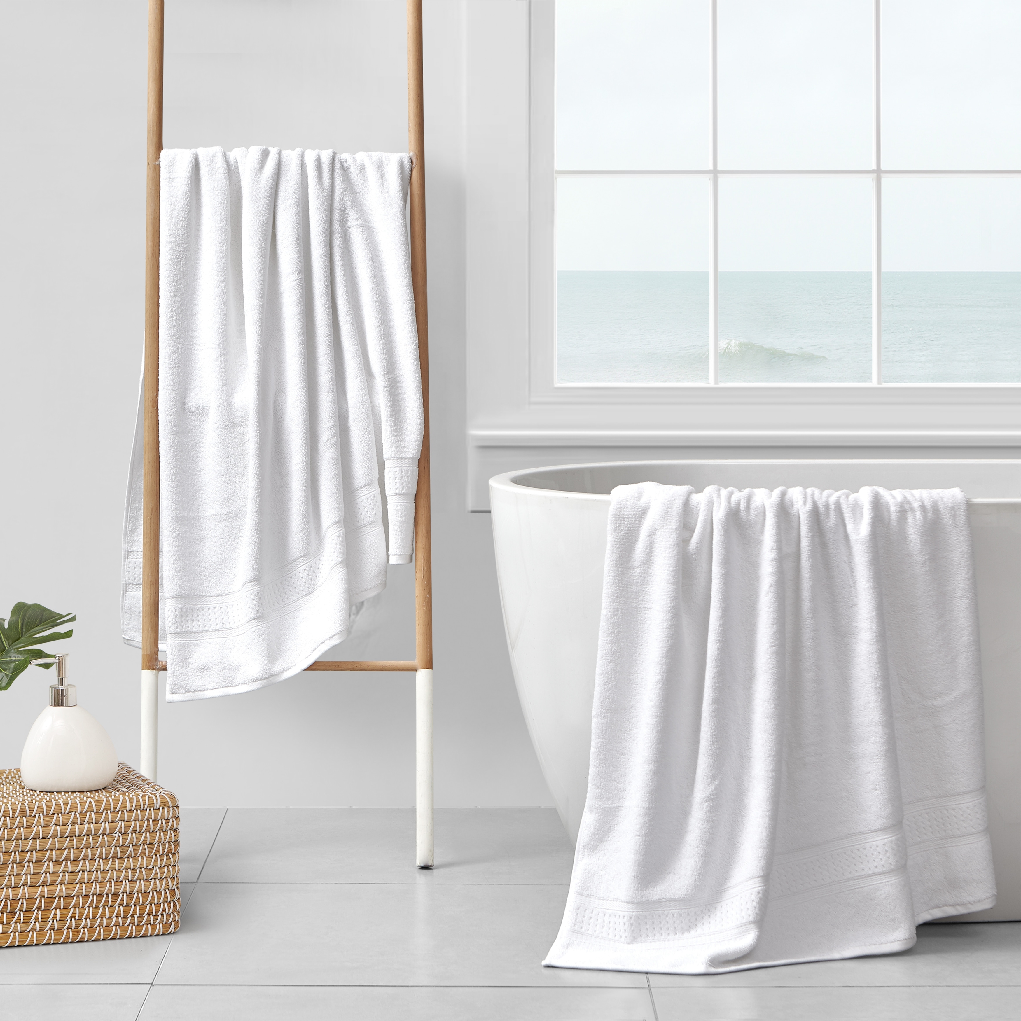 Nautica Home Cotton Classics Textured 18 x 28 3 Piece Kitchen Towel Set -  On Sale - Bed Bath & Beyond - 37308547