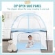 preview thumbnail 14 of 22, Dream On Me Ziggy Square Playard with Canopy